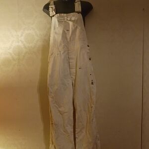 Lee Off White Women's Painter-Style Overalls .. Unsure Of Size.Totally Thrashed.